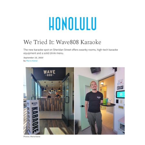 We Tried It: Wave808 Karaoke – HONOLULU Magazine